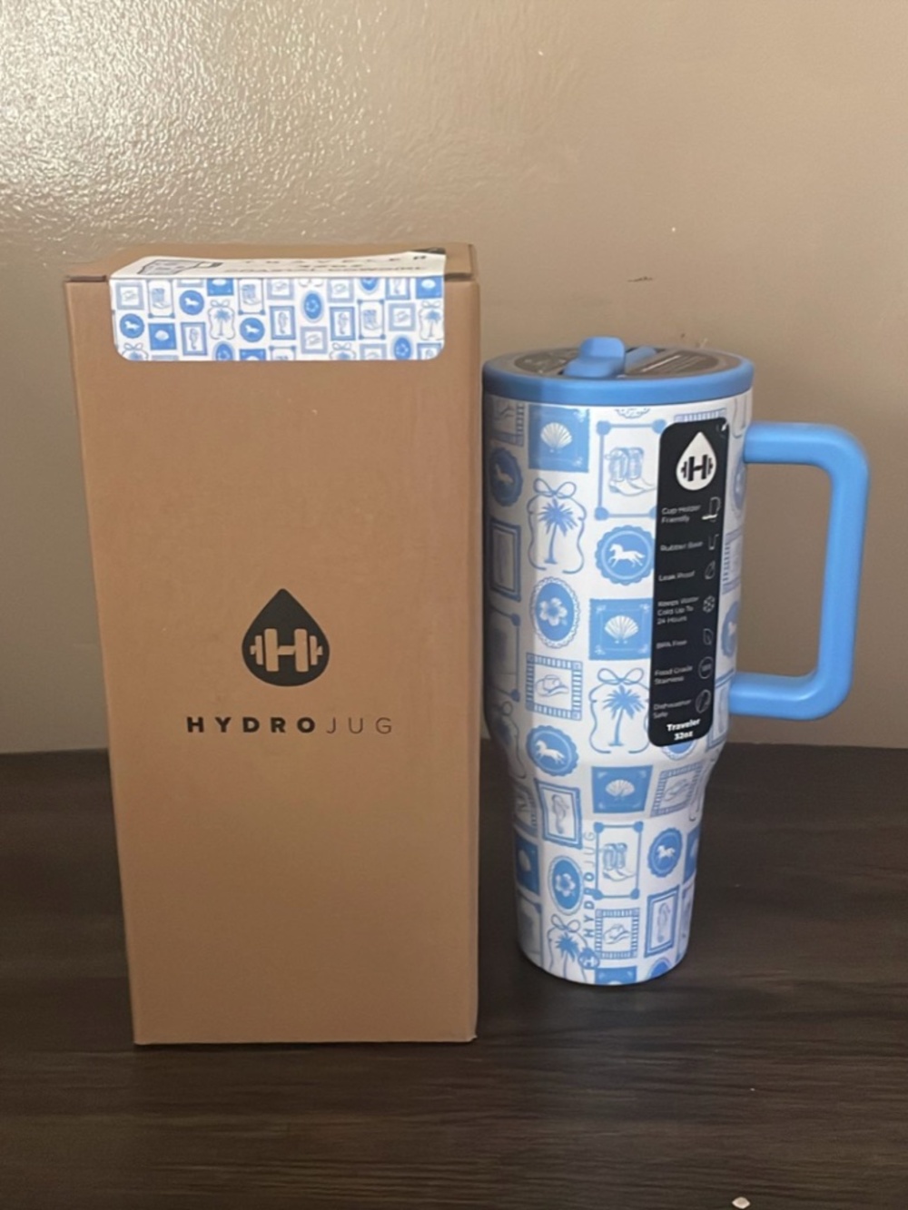 Hydrojug-- COASTAL COWGIRL Traveler (32oz)
